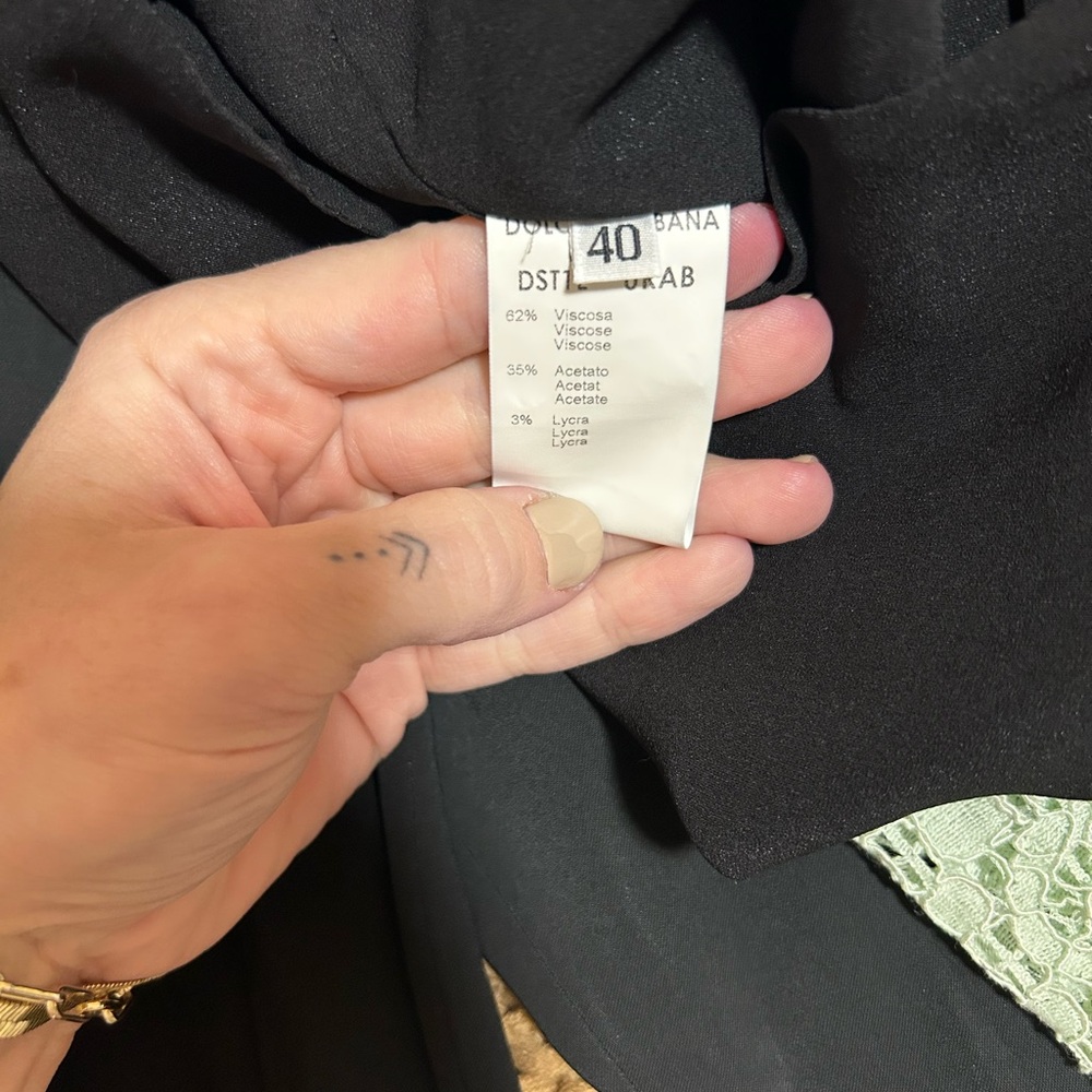 Dolce & Gabbana Black Women's Trousers and Vest Set - Picture 12 of 13